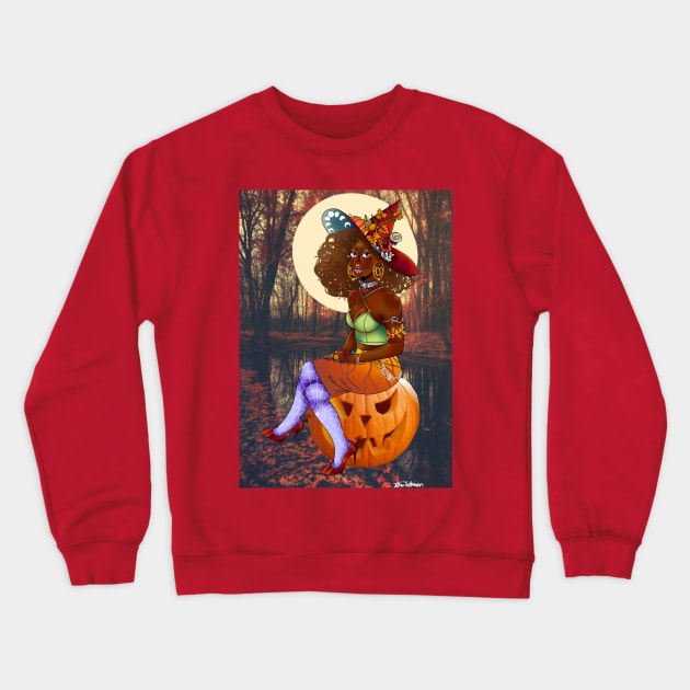 first day of October Crewneck Sweatshirt by Artadorkable's Magic Shop